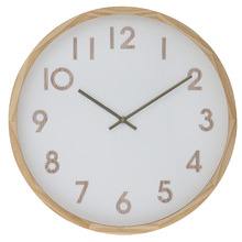 42cm Leonard Pine Wood Wall Clock